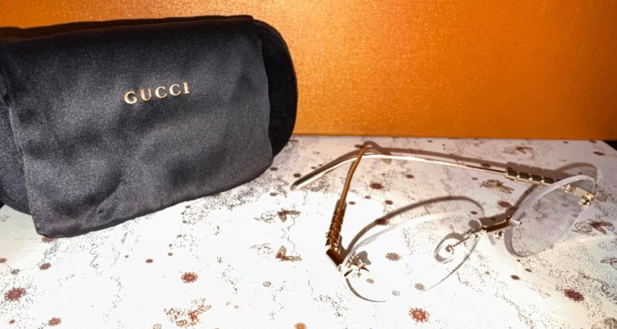 GAFAS GUCCI DORADAS