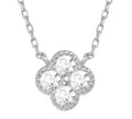 COLLAR	1 TREBOL PLATA CON PIEDRA / PLATA .925