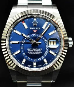 ROLEX SKY-DWELLER	ESFERA AZUL 42MM